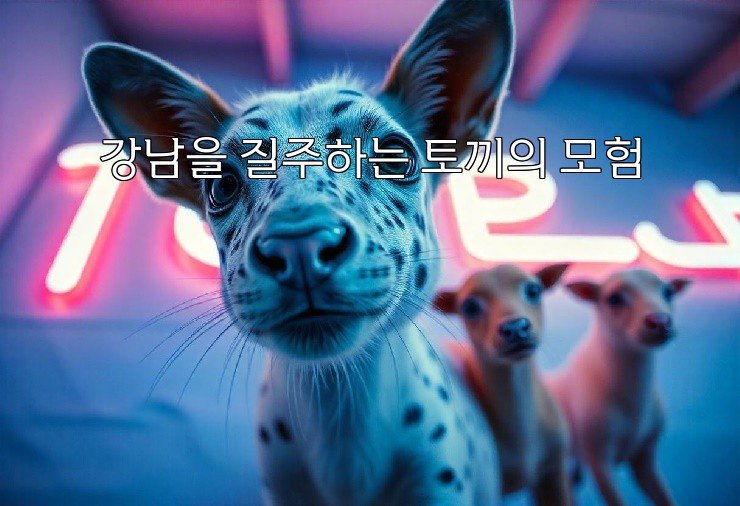 강남을 질주하는 토끼의 모험